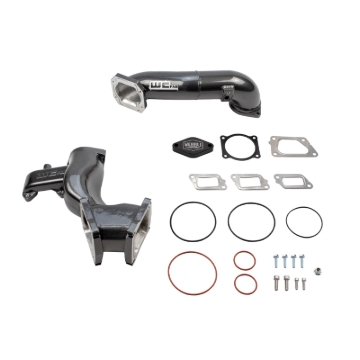 Picture of Wehrli 11-16 Chevrolet 6.6L LML Duramax High Flow Y-Bridge Kit - Brizzle Blue
