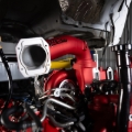 Picture of Wehrli 11-16 Chevrolet 6.6L LML Duramax High Flow Y-Bridge Kit - Fine Texture Black