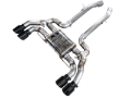 Picture of AWE Tuning 20-25 BMW X3 M/M Comp (F97) AWD SwitchPath Axle-Back Exhaust - Diamond Black Tips