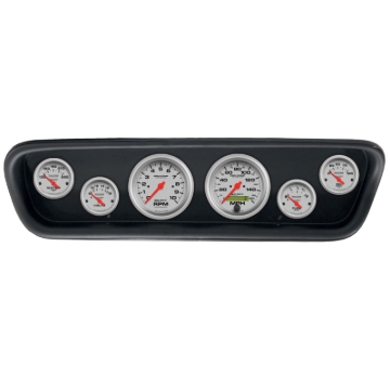 Picture of Autometer Direct Fit 5 Piece Dash Kit 64-65 Ford Mustang (3 3/8in & 2 1/16in x 4) - Ultra-Lite