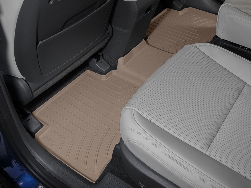 Picture of WeatherTech 24-25 Hyundai Santa Fe Rear FloorLiner HP - Tan
