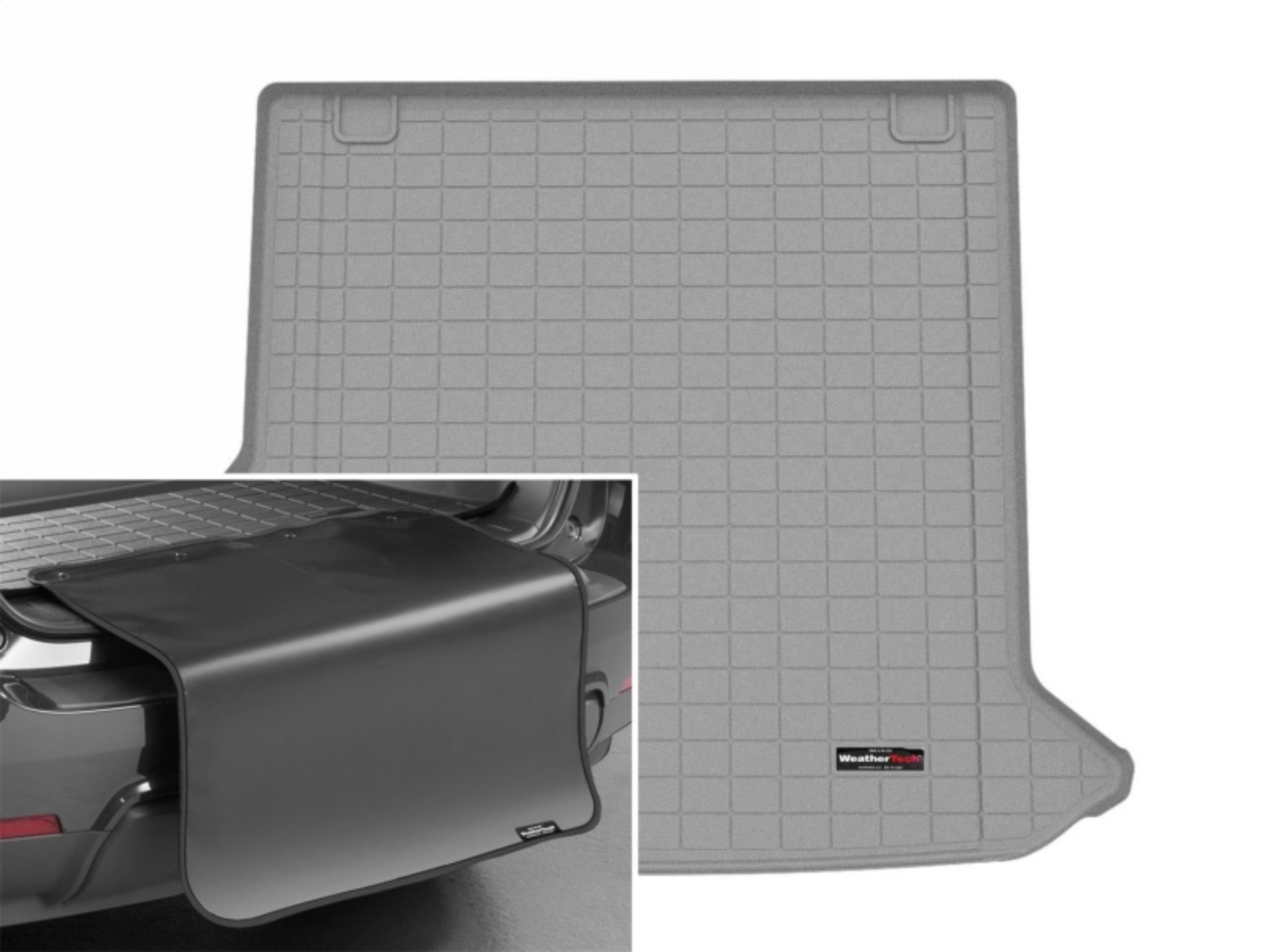 Picture of WeatherTech 24-25 Mercedes-Benz E-Class All-Terrain Wagon Cargo Liner w/Bumper Protector - Grey