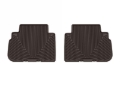 Picture of WeatherTech 19-24 Subaru Forester Rear All-Weather Floor Mats - Cocoa