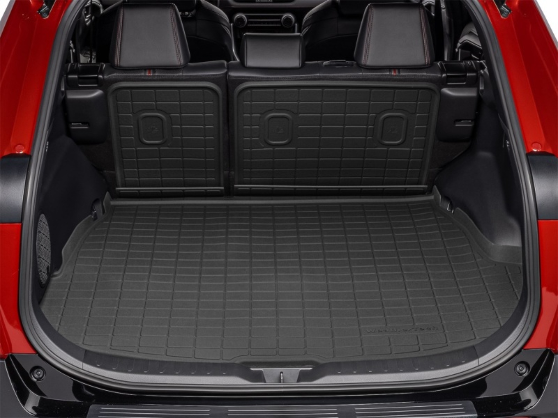 Picture of WeatherTech 21-24 Toyota RAV4 Prime SeatBack Cargo Liners HP w/Bumper Protector - Black