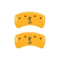 Picture of MGP Rear set 2 Caliper Covers Engraved Rear Tiffany Snake Yellow finish black ch