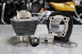 Picture of S&S Cycle 2017+ M8 Models 132in/136in Big Bore Cyl Kit +8.5cc Dome (Blk Gran w/ Fins) - 4.320in Bore