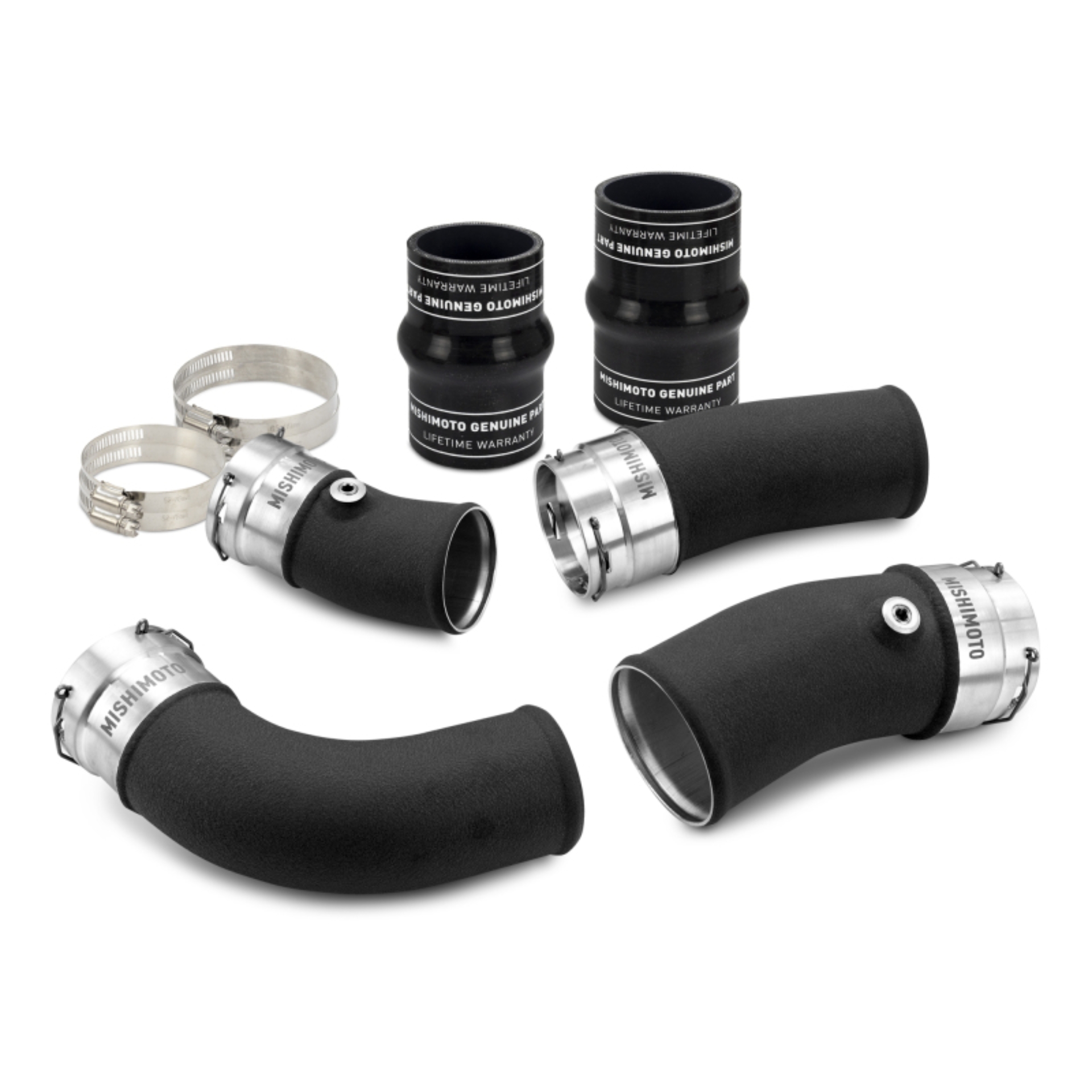 Picture of Mishimoto 2024+ Toyota Tacoma Intercooler Pipe Kit - Black