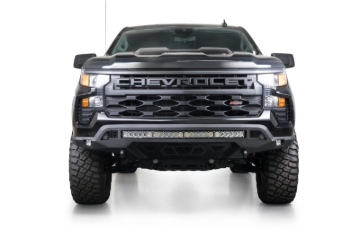 Picture of Addictive Desert Designs 22-25 Chevy Silverado 1500 Stealth Fighter Front Bumper w/ Winch Mount