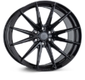 Picture of Vossen HFX-2 22x10 / 6x139.7 / ET-18 / Super Deep Face / 106.1 - Gloss Black Wheel