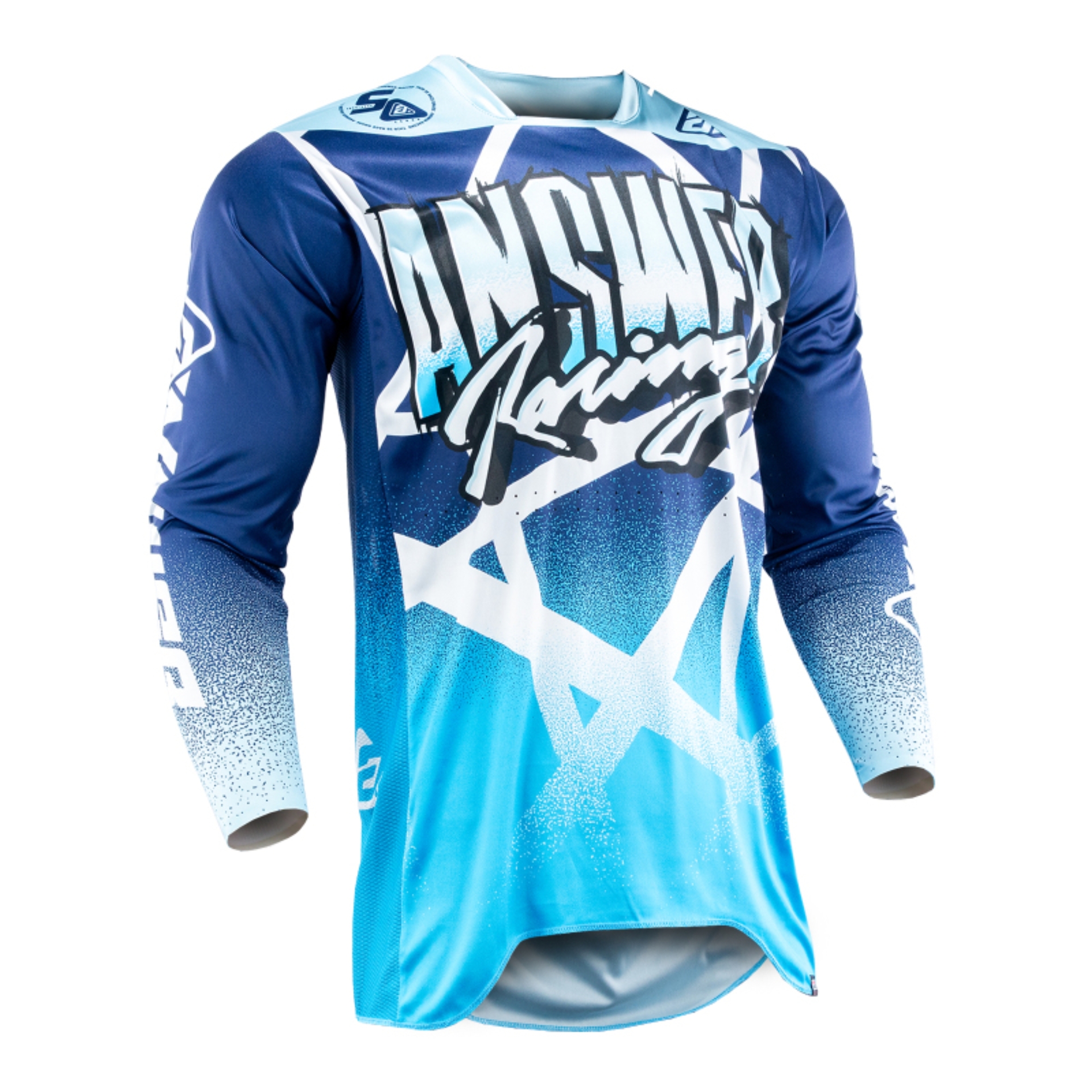 Picture of Answer 26 LE Elite Chaos Artifacts Jersey 50 Years Dark Blue/Blue/White - Small