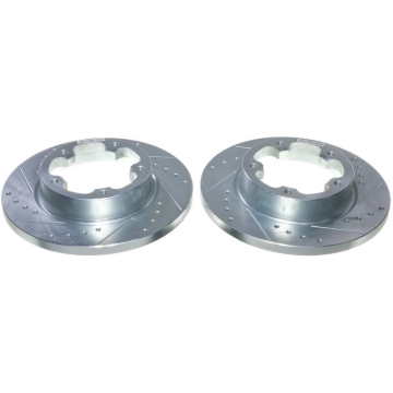 Picture of Power Stop 22-24 Ford E-Transit Rear Drilled & Slotted Rotor - Pair