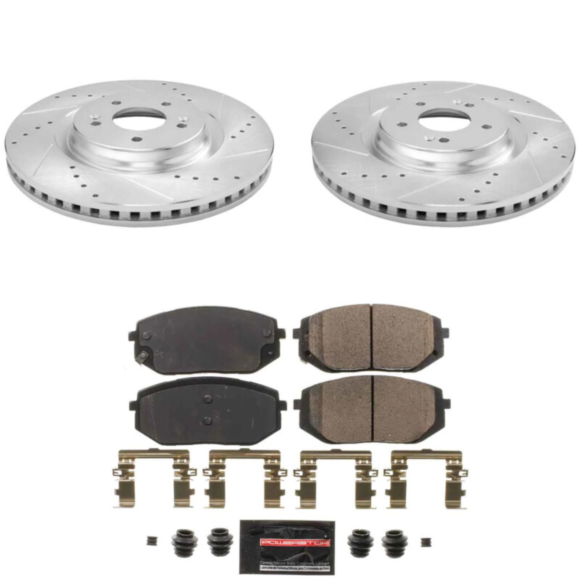 Picture of Power Stop 21-23 Hyundai Sonata Front Z23 Evolution Brake Kit