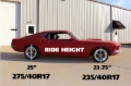 Picture of Ridetech 67-70 Ford Mustang Composite Leaf Spring w/ HQ Shock Kit - 2in Drop