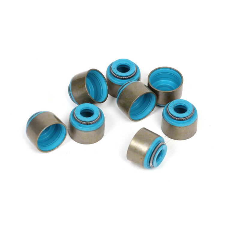 Picture of BLOX Racing Honda 5.5mm Valve Stem Seals Blue FKM - Set of 8 (Fits Both Intake & Exhaust)