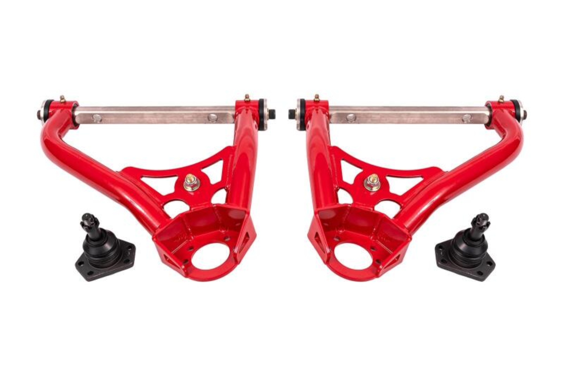 Picture of BMR 68-74 Chevrolet Nova Non-Adj. Upper A-Arms w/ STD. Ball Joint (Delrin) - Red