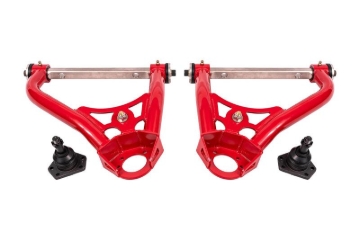 Picture of BMR 68-74 Chevrolet Nova Non-Adj. Upper A-Arms w/ STD. Ball Joint (Delrin) - Red