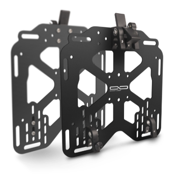 Picture of Giant Loop Pannier Mounts - 18mm Round Tubing Hangers - Black