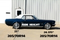 Picture of Ridetech 64-66 Ford Mustang Composite Leaf Springs w/ HQ Shocks - 2in Drop - Rear