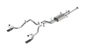 Picture of Borla 07-21 Toyota Tundra w/ Long Bed Cat-Back Touring SS Catback Exhaust w/ Black Chrome Tips