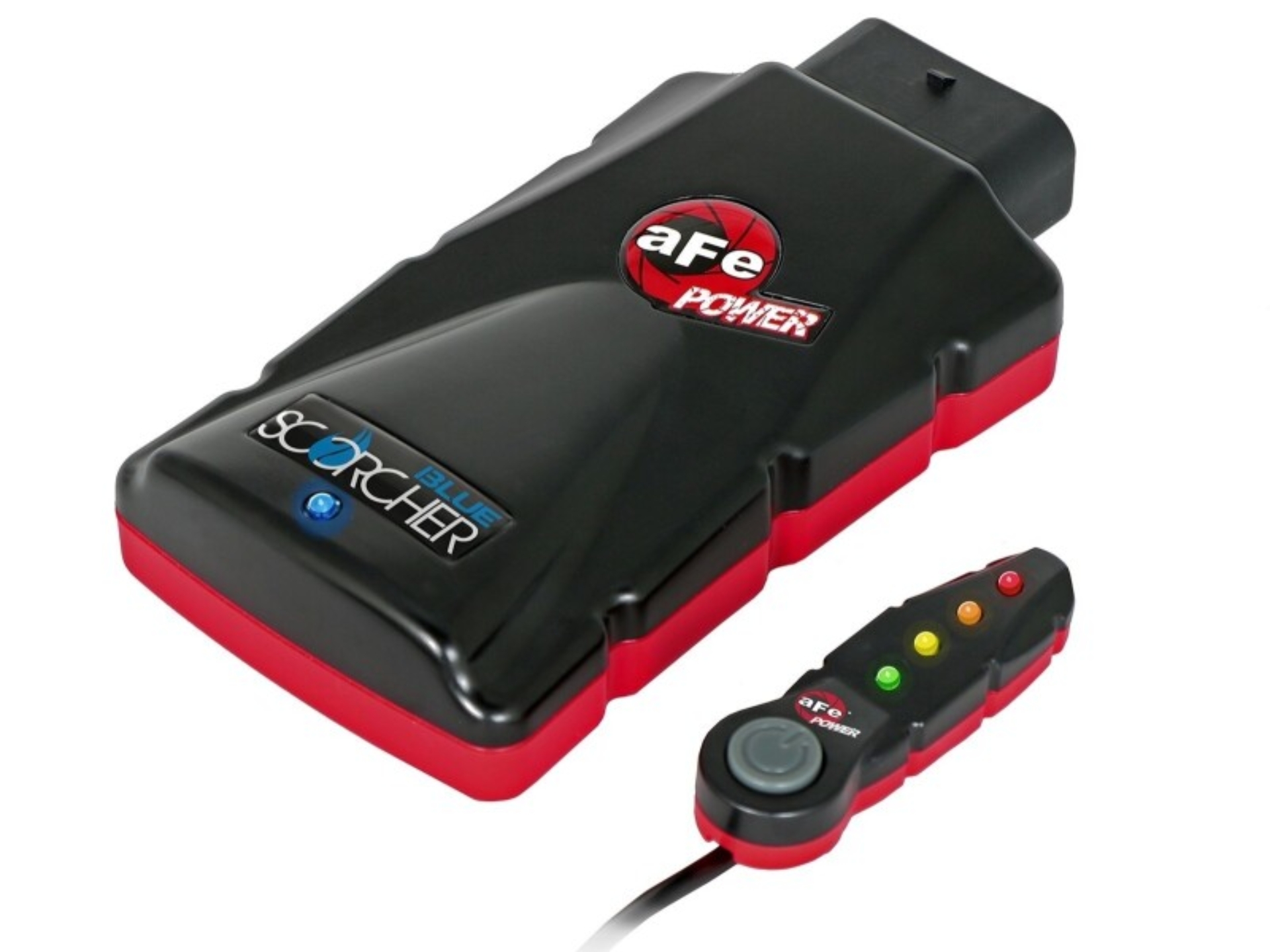 Picture of aFe Scorcher Blue Module 22-25 Ford Bronco Raptor Bluetooth Capable Power Module