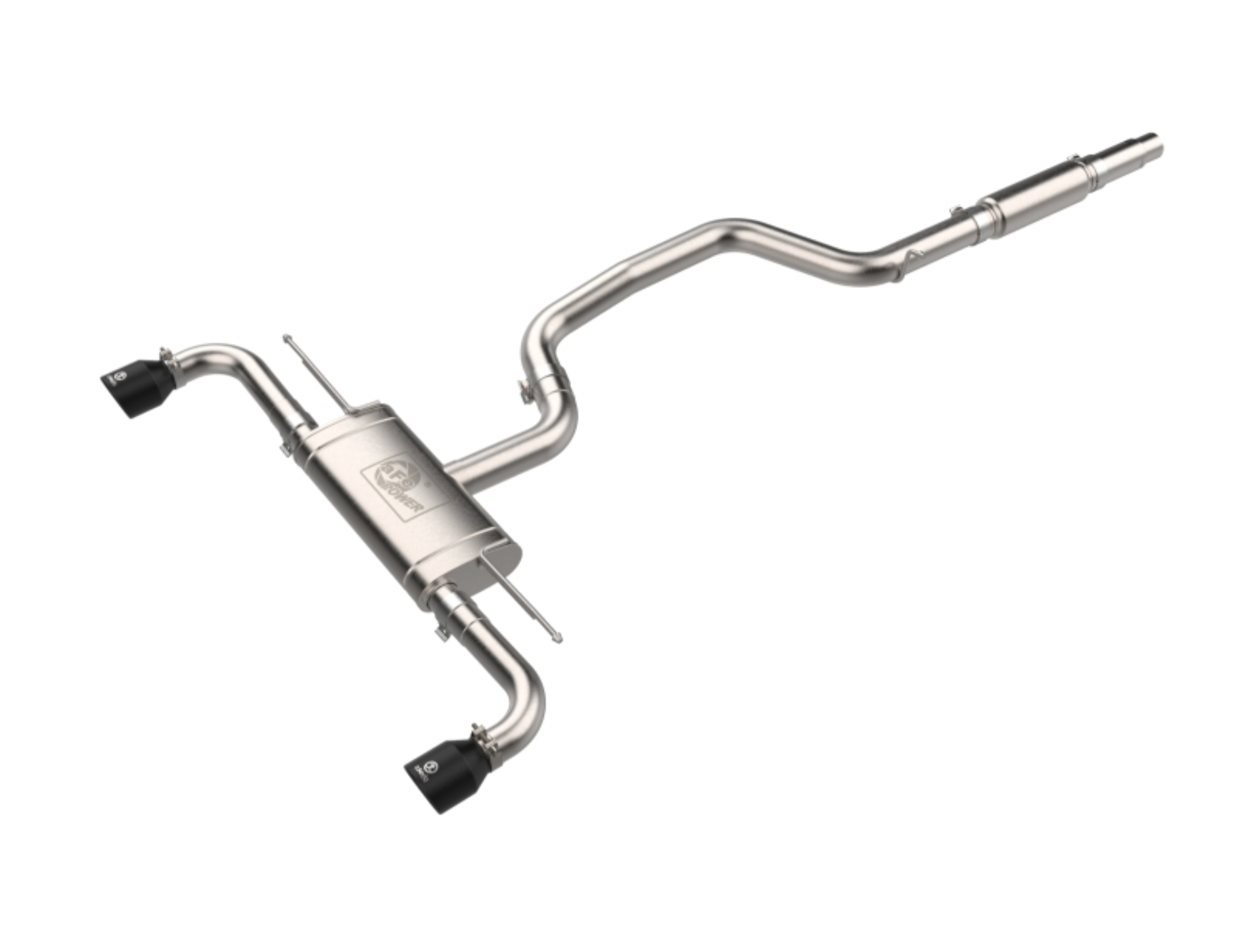 Picture of aFe 22-24 Volkswagen GTI MACH Force-Xp 3 to 2-1/2 IN Stainless Steel Cat-Back Exhaust w/Black Tip