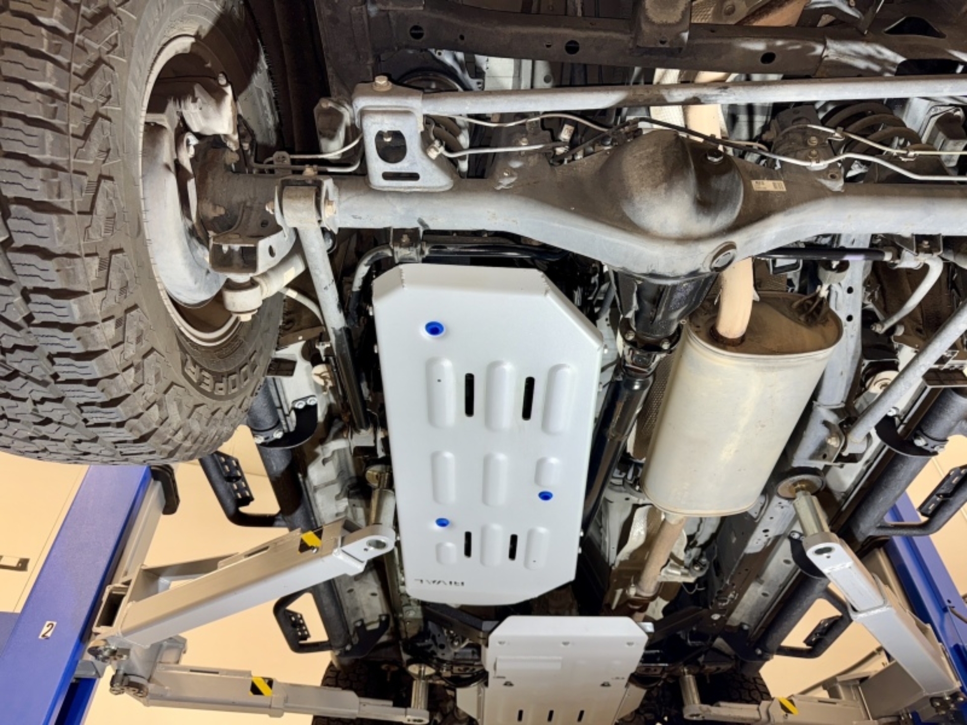 Picture of Rival 2010-2024 Toyota 4Runner 5th Gen Lexus GX 460 Aluminum Gas Tank Skid Plate