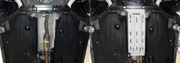 Picture of Rival 2022-2026 Ford Maverick Hybrid FWD AWD Aluminum Catalytic Converter Skid Plate