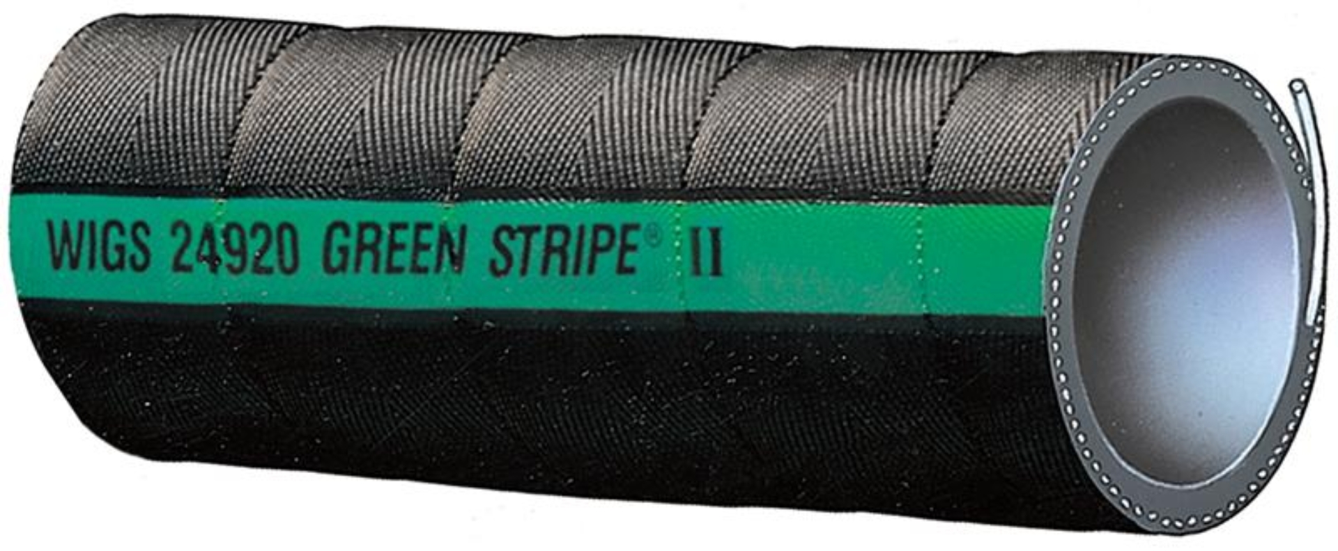 Picture of Gates Hough-Dresser D120C IH DT817 Diesel Upper Straight Coolant Hose (Wire Inserted)