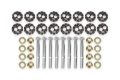 Picture of BMR 14-19 Chevrolet Corvette C7 Front & Rear Lower Control Arms Camber Bolt Kit - Black Anodized