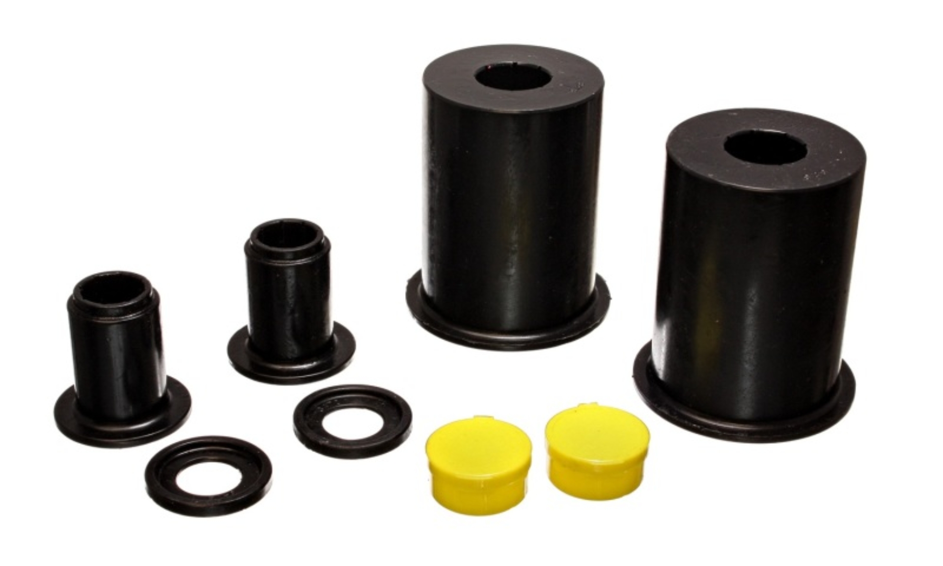Picture of Energy Suspension 05-13 Ford Mustang Black Front Lower Control Arm Bushings (Must reuse outer metal