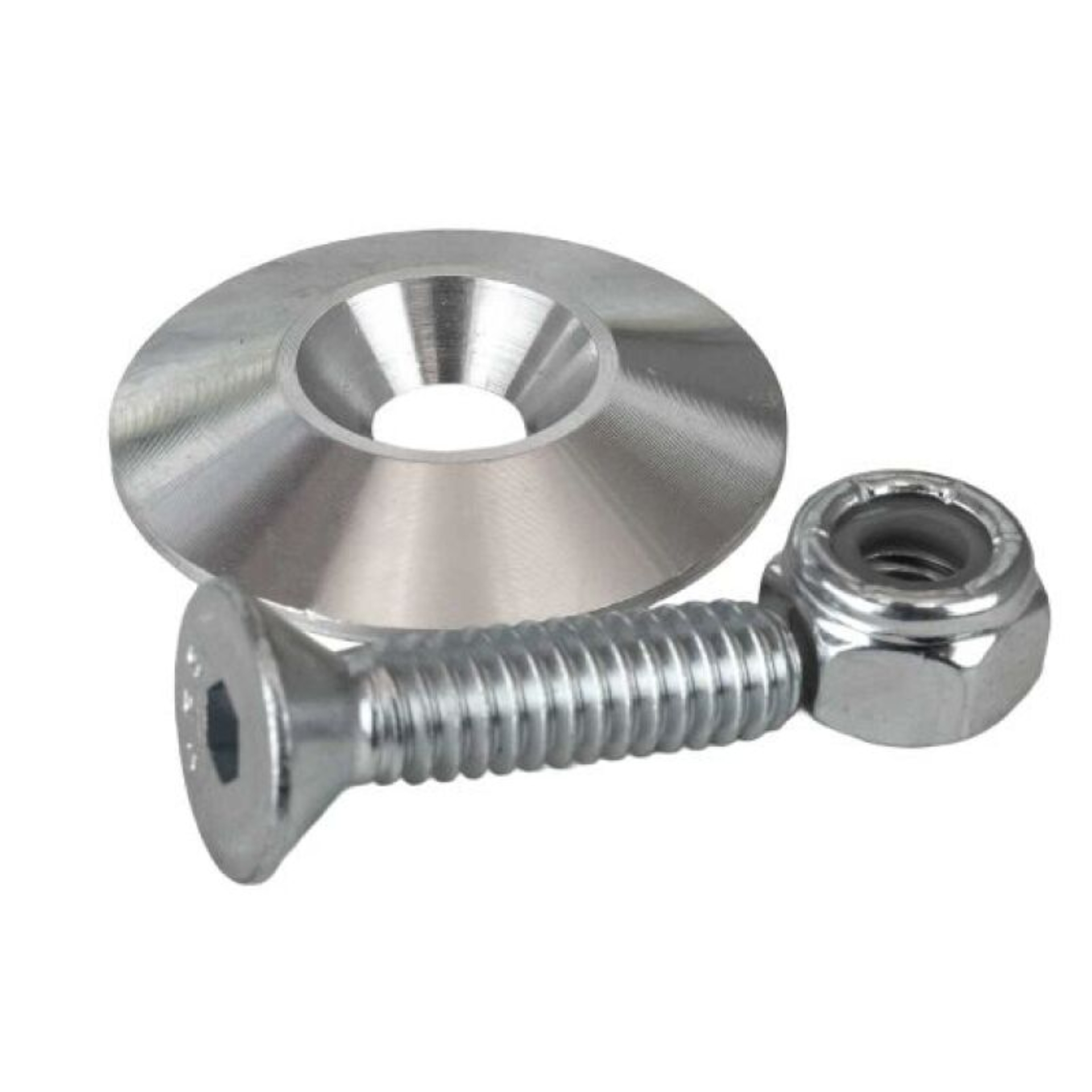 Picture of Moroso 1.25in Taper Washer - Raw (10 Pack w/Hardware)