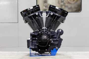 Picture of S&S Cycle 2018+ Oil Cooled M8 Softail Models MK136B Black Edition Engine w/ 475G Cam