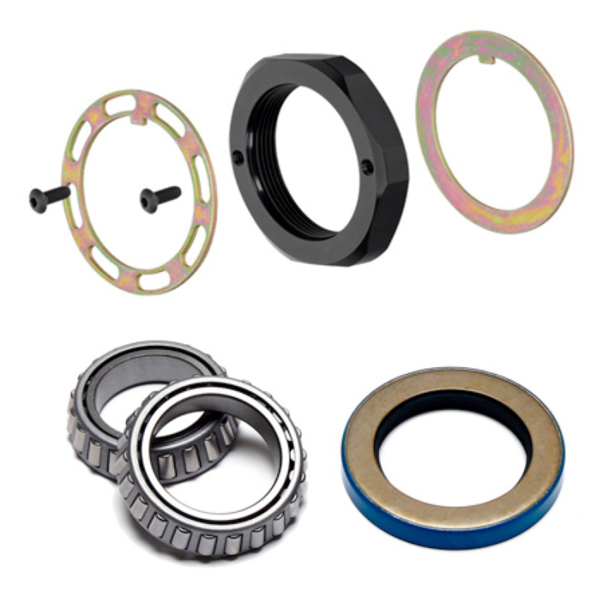 Picture of Wilwood GM W5 1Ton Bearing Seal Locknut Kit w/ Spindle