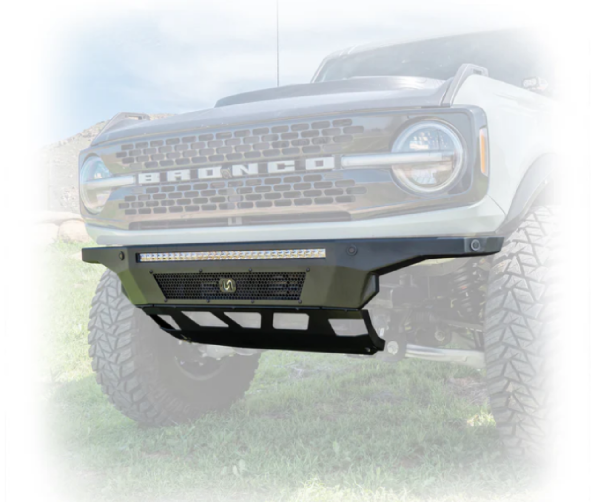 Picture of Turn Offroad 2021+ Ford Bronco Hyperlyte Front Bumper & Skid Plate