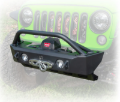 Picture of Turn Offroad 2018+ Jeep JL Sunken Winch with Factory Fog Lights