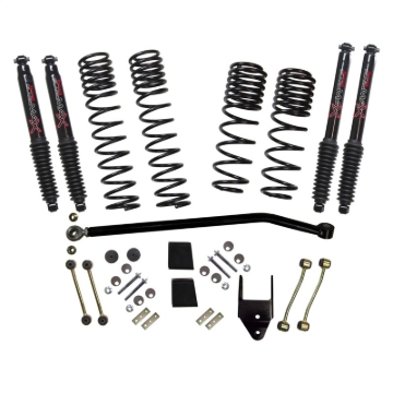 Picture of Skyjacker 21-23 Jeep Wrangler JL Rubicon 4XE 4 Dr LT 3.75in Coil Sys w/ Black MAX Shocks