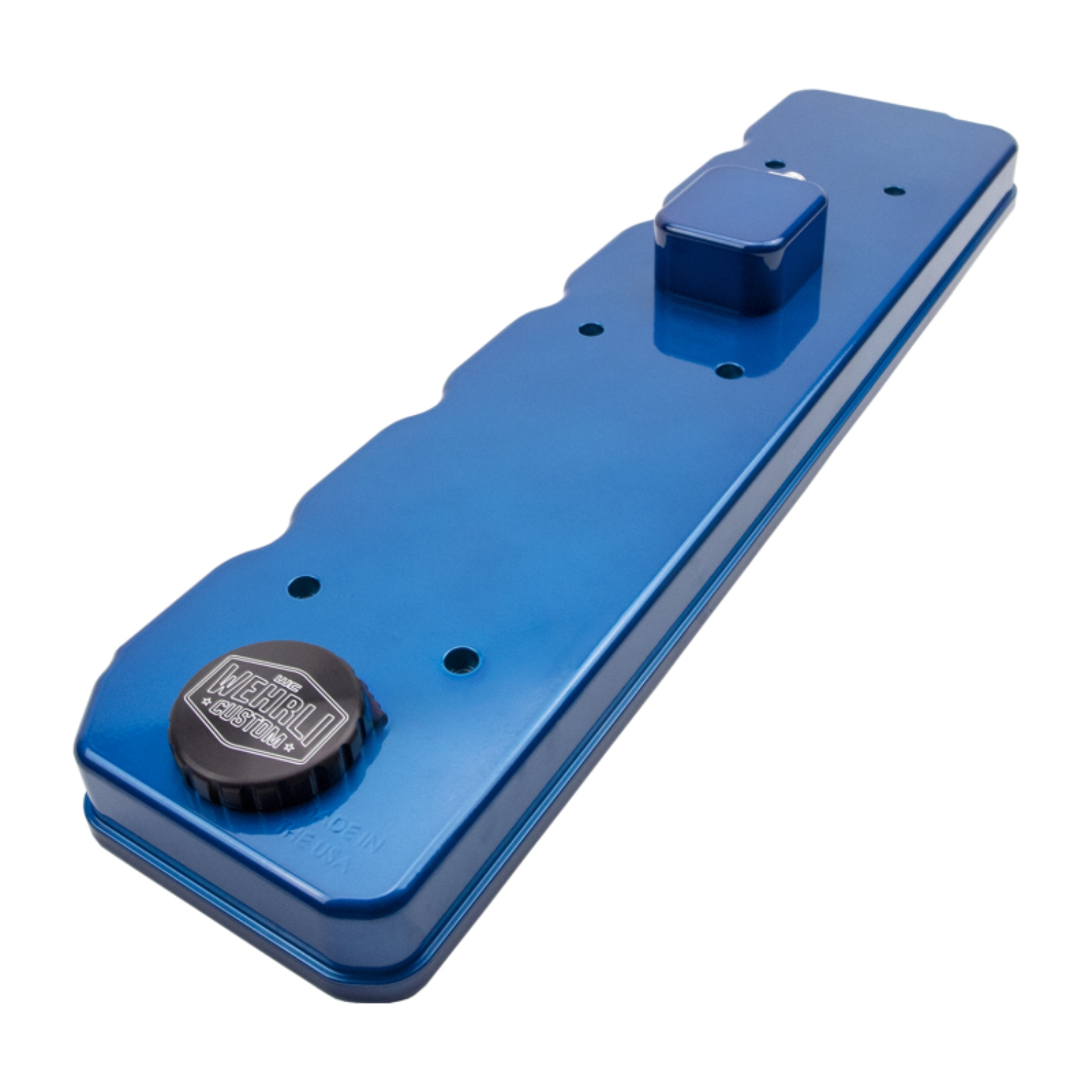 Picture of Wehrli 06-18 Cummins WCFab X D&J Precision Billet Valve Cover - Bengal Blue