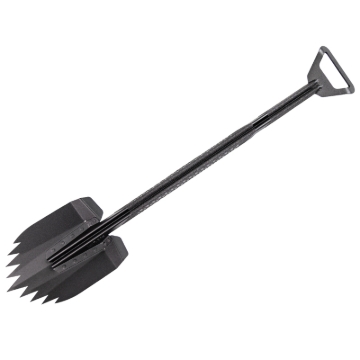 Picture of Go Rhino Xventure Gear Sharktooth Stackable Shovel - Textured Black