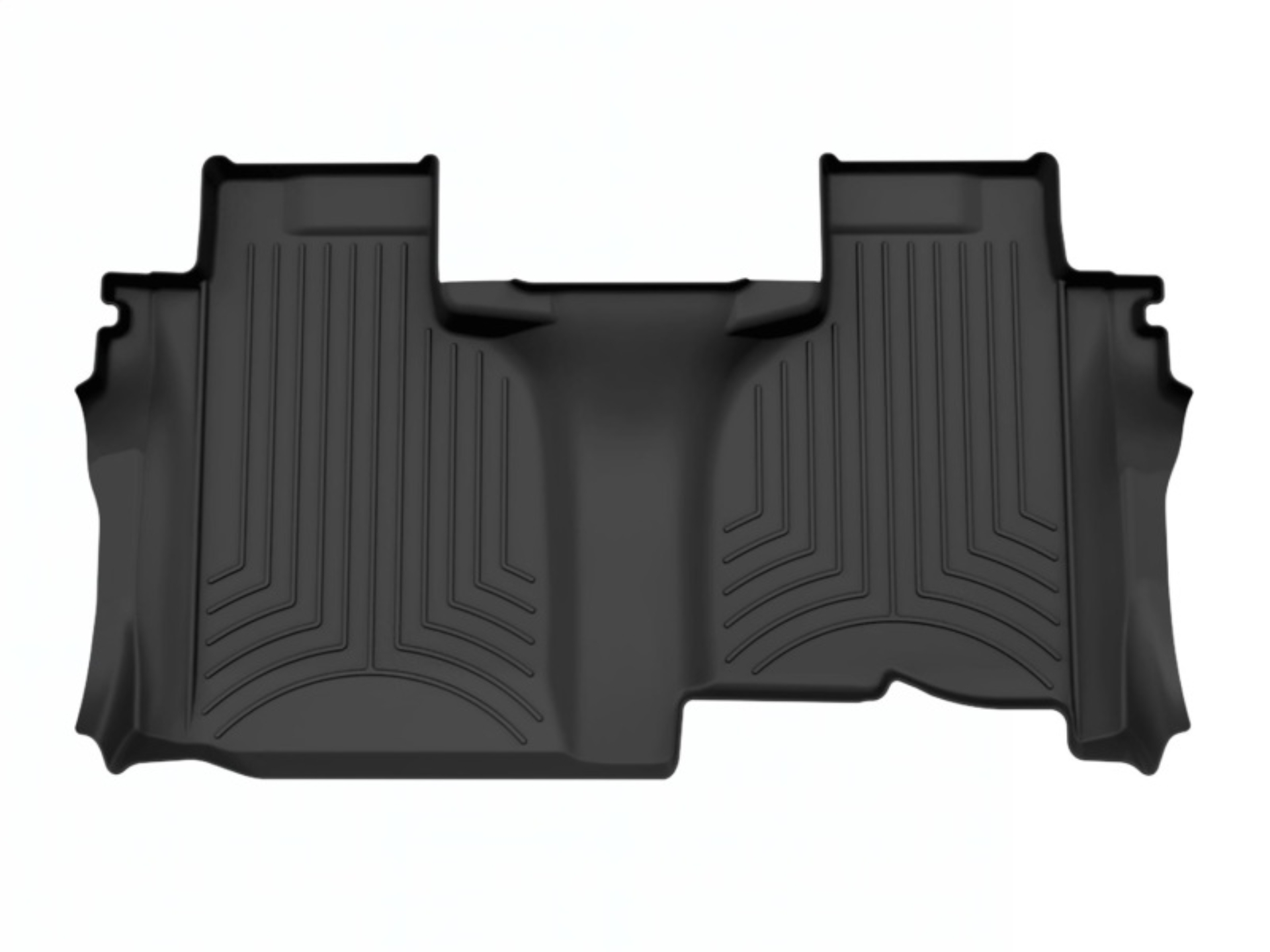 Picture of WeatherTech 19-25 Chevy Silverado Double Cab Bench Front FloorLiner HP - Black