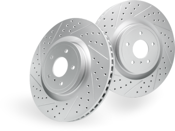 Picture of R1 Concepts RNC Geo-Carbon Rotor-Drill & Slot Brake Rotors - 830-94014L