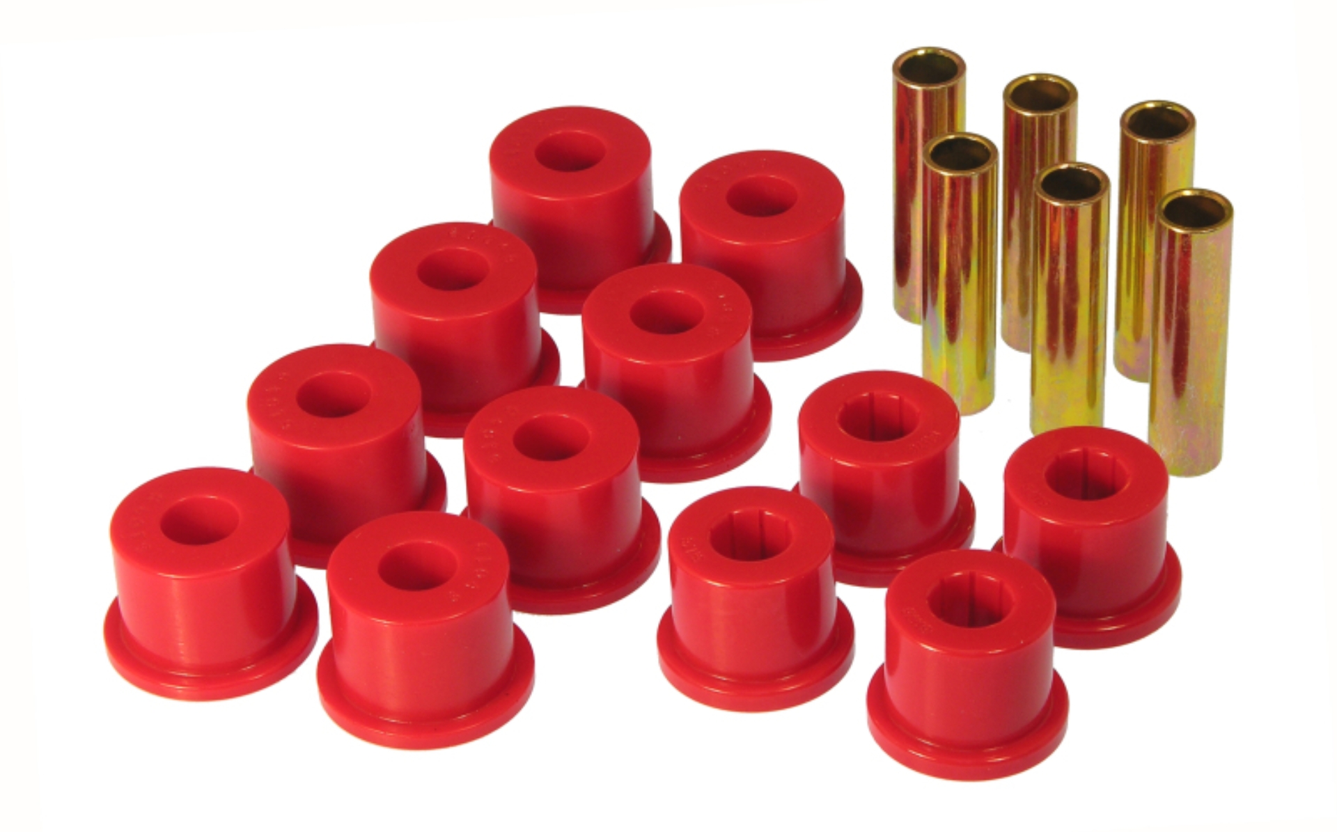 Picture of Prothane PRO Spring/Shackle Bush-Red Rear Bushing Kits - 7-1054