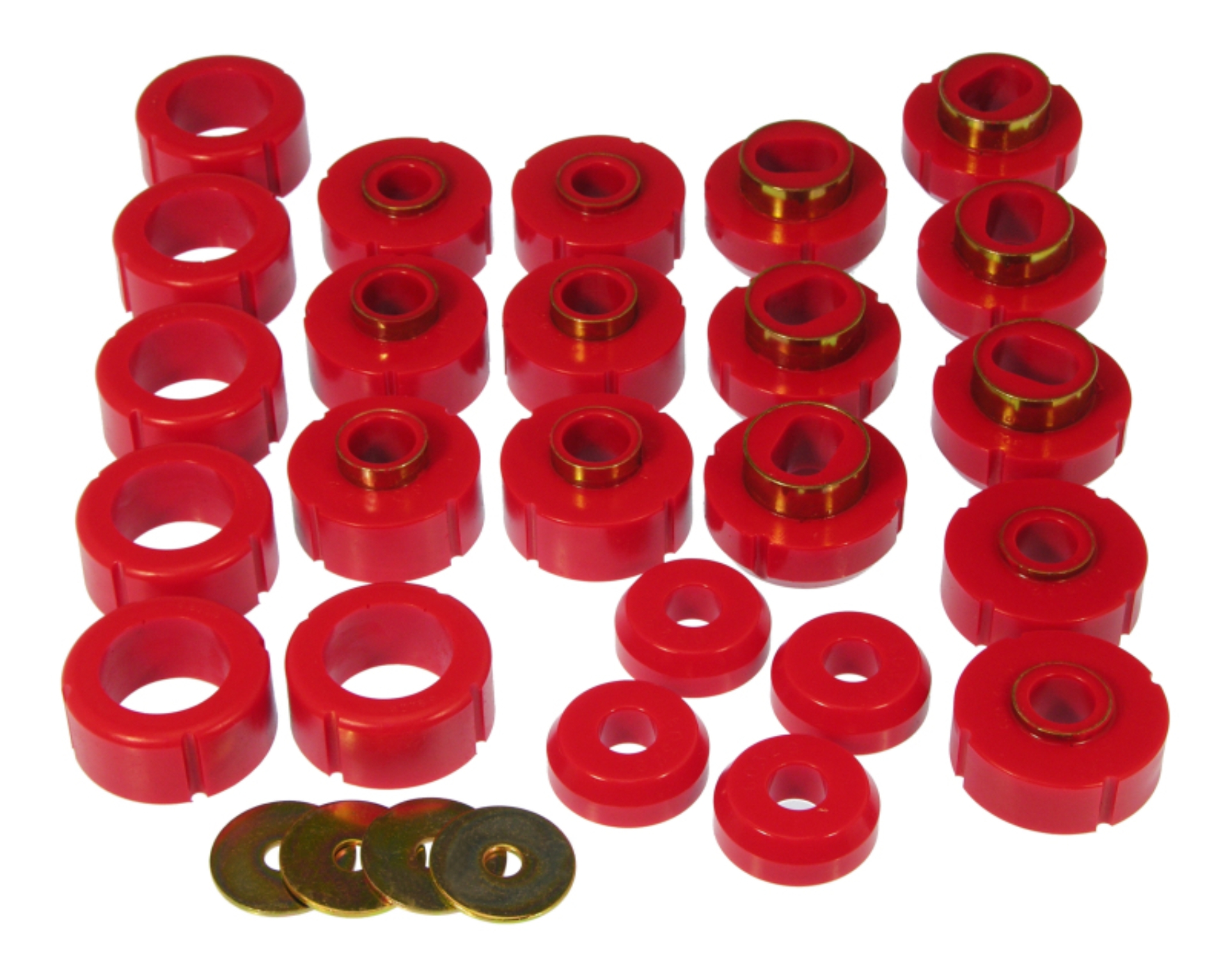 Picture of Prothane PRO Body/Subframe Bush-Red Bushing Kits - 7-114