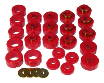 Picture of Prothane PRO Body/Subframe Bush-Red Bushing Kits - 7-114