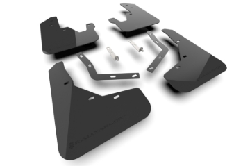 Picture of Rally Armor RAL UR Blk Flap/Met. Blk Logo Mud Flaps - MF149-UR-BLK-MBK