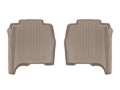 Picture of WeatherTech Rear FloorLiner - Tan Long Wheelbase w/ 2nd Row Console - 454805