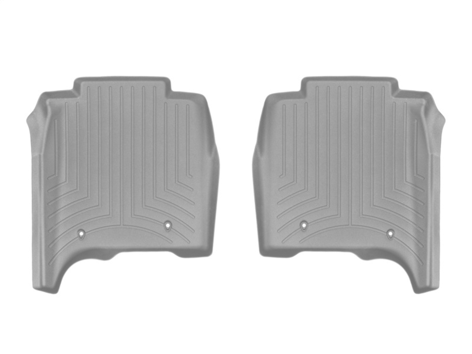 Picture of WeatherTech Rear FloorLiner - Grey Long Wheelbase w/ 2nd Row Console - 464805