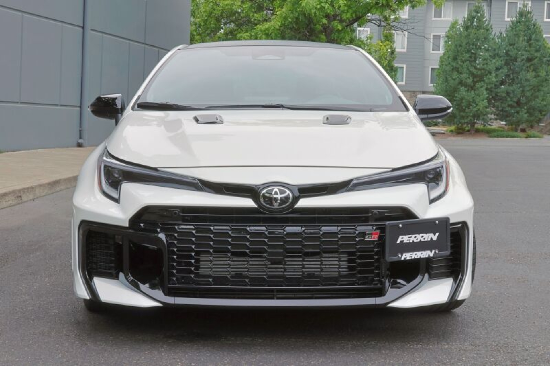 Picture of Perrin Performance PA License Relo Kit License Plate Relocation - PTP-BDY-202