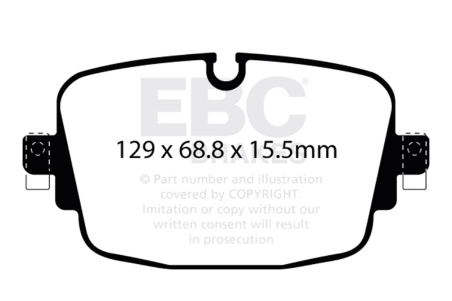 Picture of EBC RP-1 Brake Pad Sets - DP82516RP1