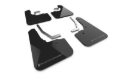 Picture of Rally Armor RAL UR Blk Flap/Dark Grey Logo Mud Flaps - MF152-UR-BLK-DGRY