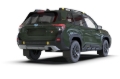 Picture of Rally Armor RAL UR Black Flap/Green Logo Mud Flaps - MF152-UR-BLK-AGN